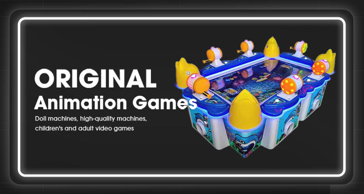 6person fishing machine large and small entertainment venues arcade parent child game machine simulator