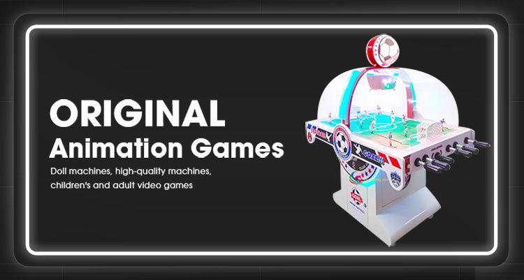 Hot blooded football match children and adults two-player table football machine commercial ice hockey game machine