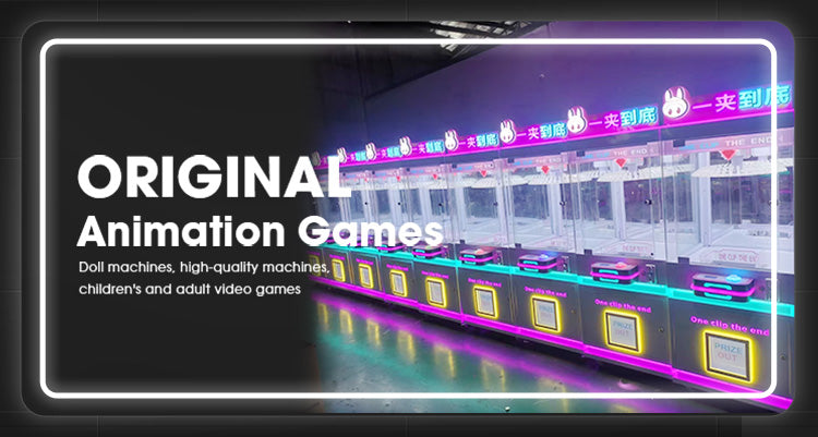 Onetothebottom English Prize Game Machine Coin-Operated Claw Snacktoy Turntable for Kids Clip Gift Machine