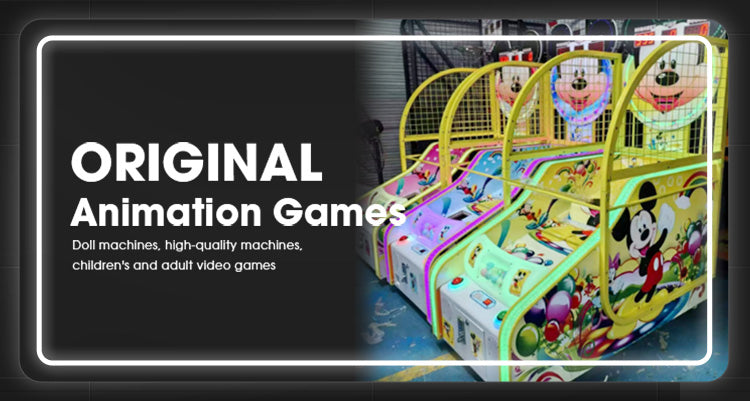 Children's luxury basketball machine coin-operated sports folding shooting game electronic amusement arcade game hall