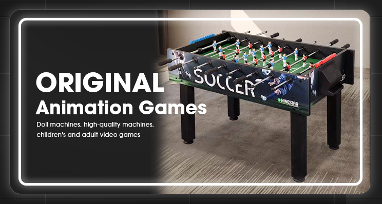 Indoor MDF Table Football Kidsrens Paradise Interactive Game Equipment for Family Entertainment in Mall Playgrounds  Hotels