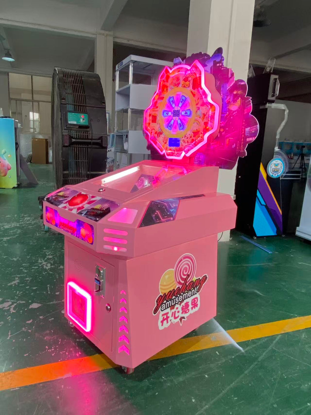 Turntable Candy Gift Machine Coin Operated Candy Game Machine Children's Playground
