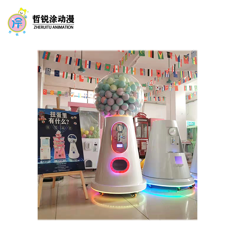 Elf large twist egg machine power shopping mall activities to launch a lucky draw to twist egg gift machine