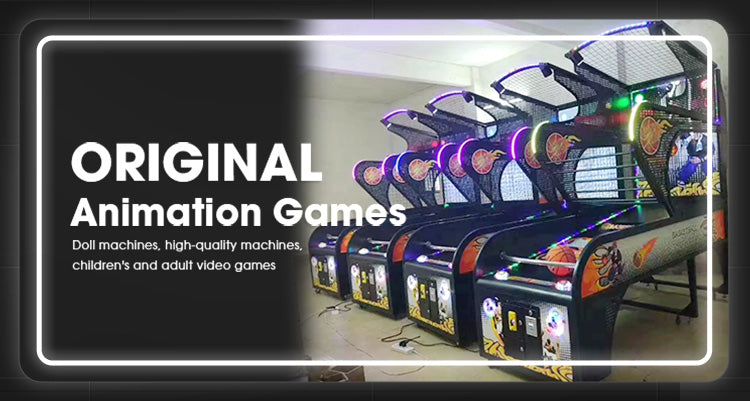 Luxury Adult Basketball Shooting Machine Coin-Operated Arcade Basketball Gear for Game Centers Iron Material
