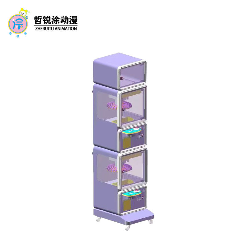 Small claw machine  children's small turntable mini snack toy claw machine commercial gift machine