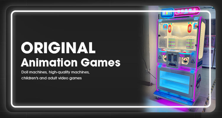 High Quality Happy Planet Two-Person Claw Machine Coin-Operated Snack Amusement Gift Machine English Language