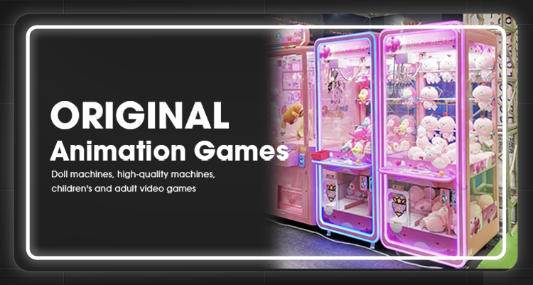 Challenge Coin Operated Arcade Doll Machine Claw Crane Grabber Prize Vending Out Toy Gift Game Machine