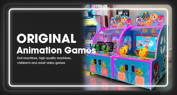 32-inch children's two-player physical shooting ball arcade equipment coin-operated commercial shooting puzzle game machine