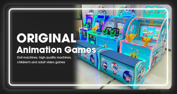 Amusement Park Customized Coin Operated Shooting Arcade Game Machine Indoor Kids Shooting Arcade Game Machine For Worth Choosing