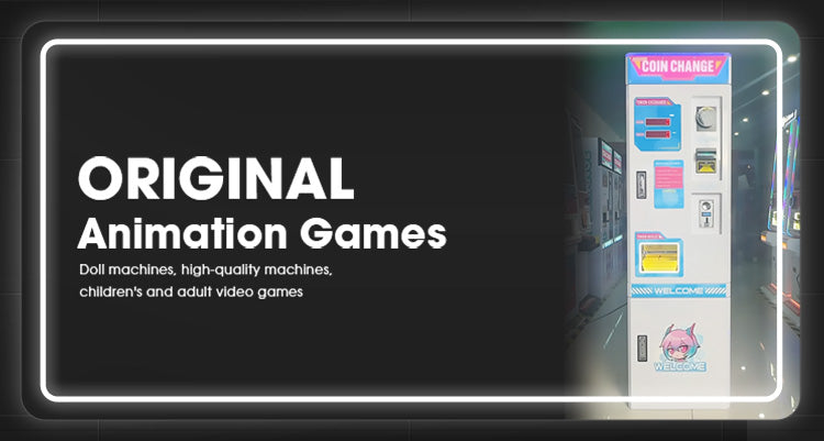 Special system for foreign currency exchange machines digital tube self service coin vending machine coin cash exchange machine