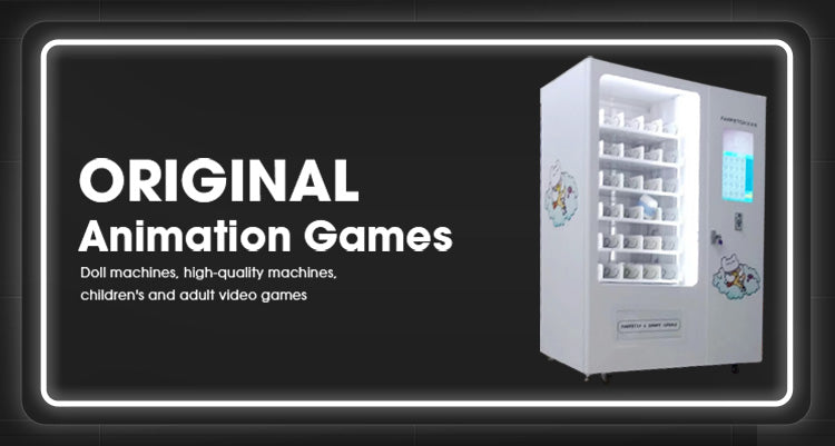 21.5 inch screen room temperature 54 unit vending machine large capacity self service beverage and snack vending machine