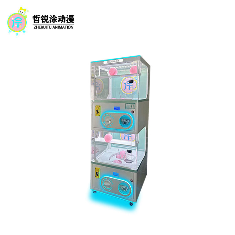 Coin-Operated Gachapon Capsule Vending Machine with Mini Twist Egg Design for Supermarkets