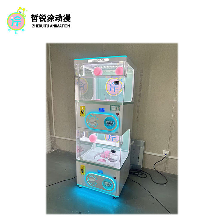 Coin-Operated Gachapon Capsule Vending Machine with Mini Twist Egg Design for Supermarkets