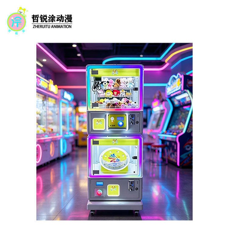Magic Cube Cute Bear Series Combo Style Small Clasp Machine Mini Snack Toy Doll Commercial Gift Machine