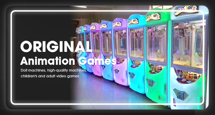 Commercial Vacuum-Formed Crane Claw Machine Coin-Operated Entertainment Equipment