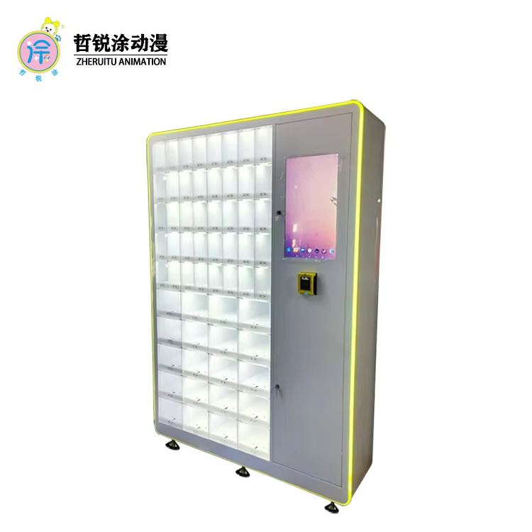 60-door ambient temperature display cabinet with lighting