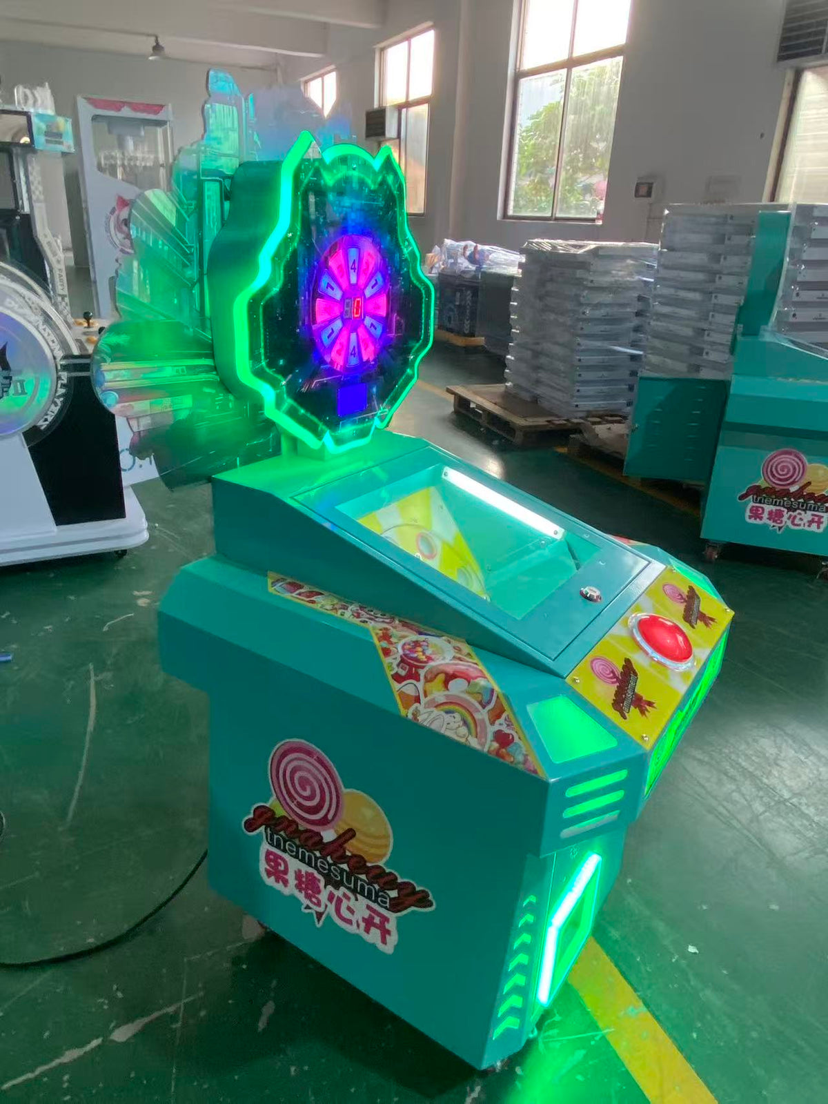 Turntable Candy Gift Machine Coin Operated Candy Game Machine Children's Playground