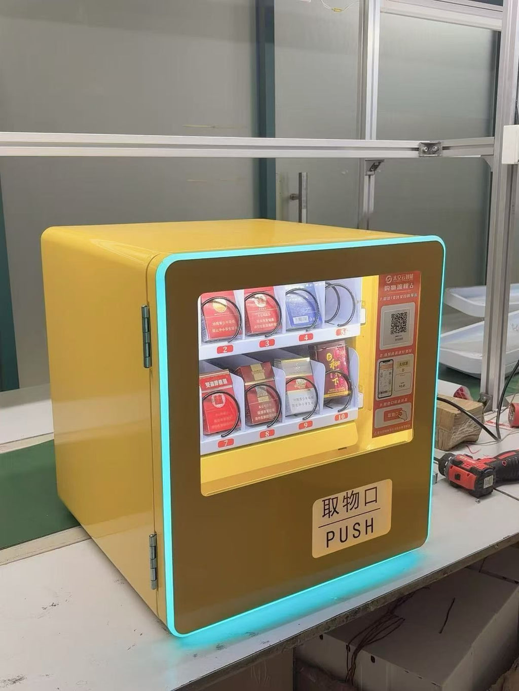 10-channel ambient temperature vending machine