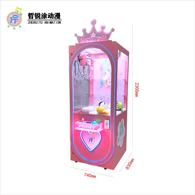 Custom Mini Claw Machine Coin Operated Game Arcade Prize Doll Gift Candy Small Toy Crane Vending Machine