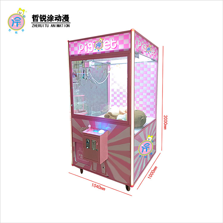 Design Feature Super Claw Crane Machine Arcade Multiple Pink Colour Game Claw Machine Doll Bear Claw Machine