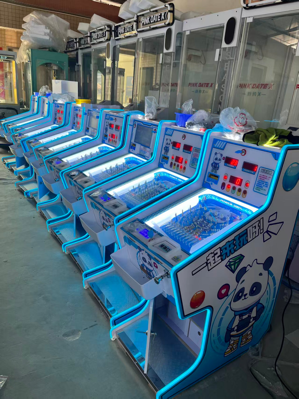 Pinball machine LCD video game arcade game children's park amusement machine