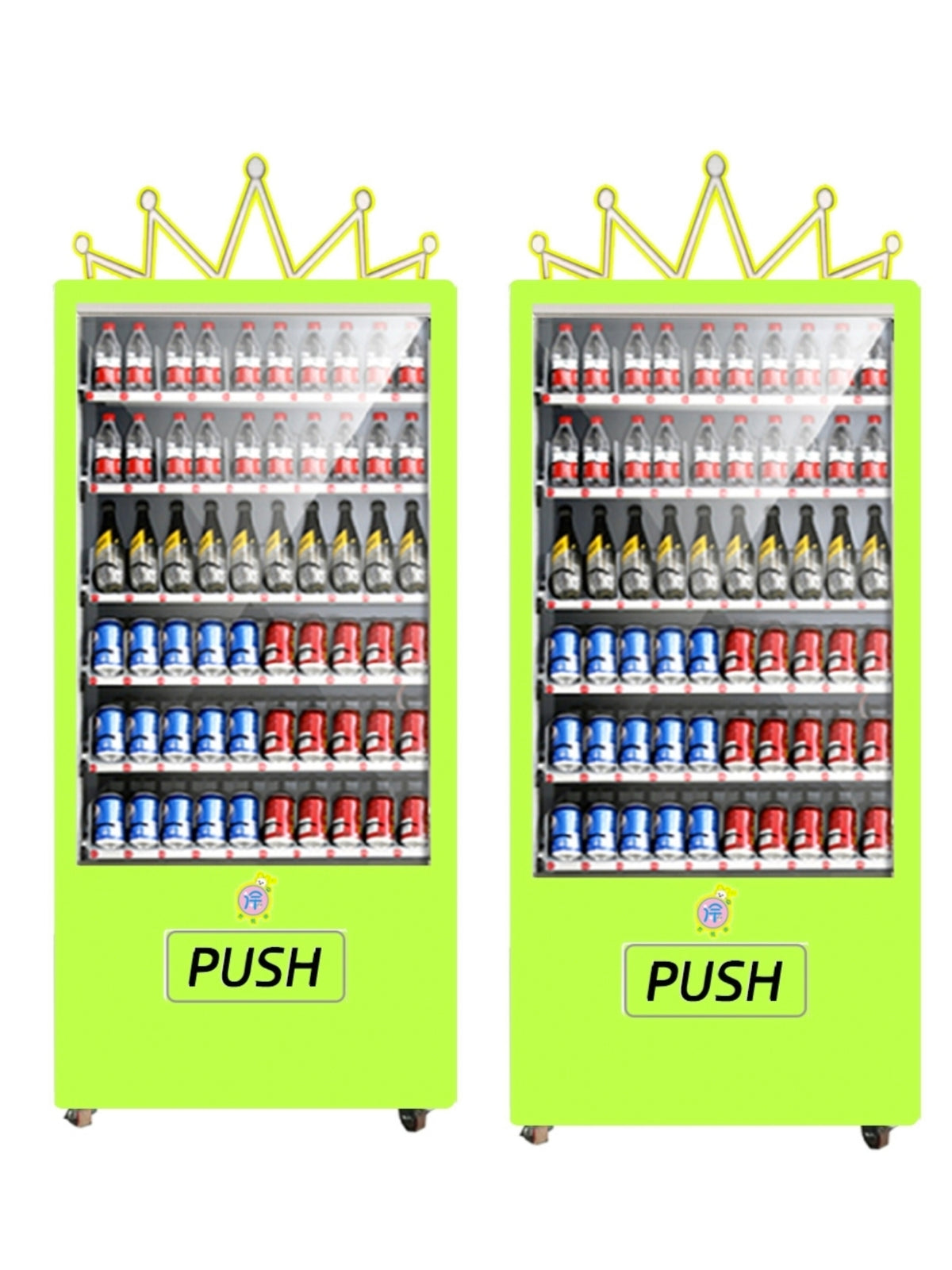 60-aisle single-cabinet refrigerated vending machine