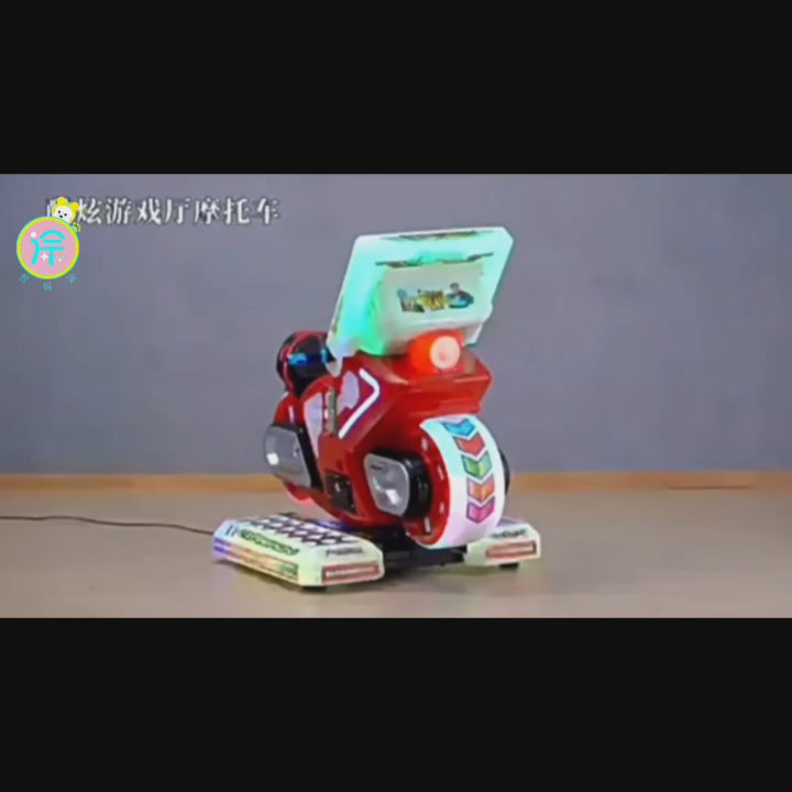 Coin operated electric motorcycle racing swing ride supermarket entrance game swing machine children's game machine
