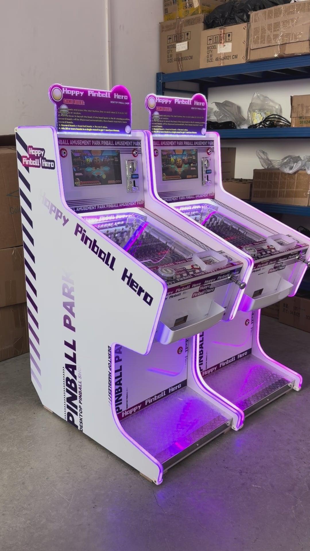 大理石機動畫 LCD 影片版兒童遊戲機