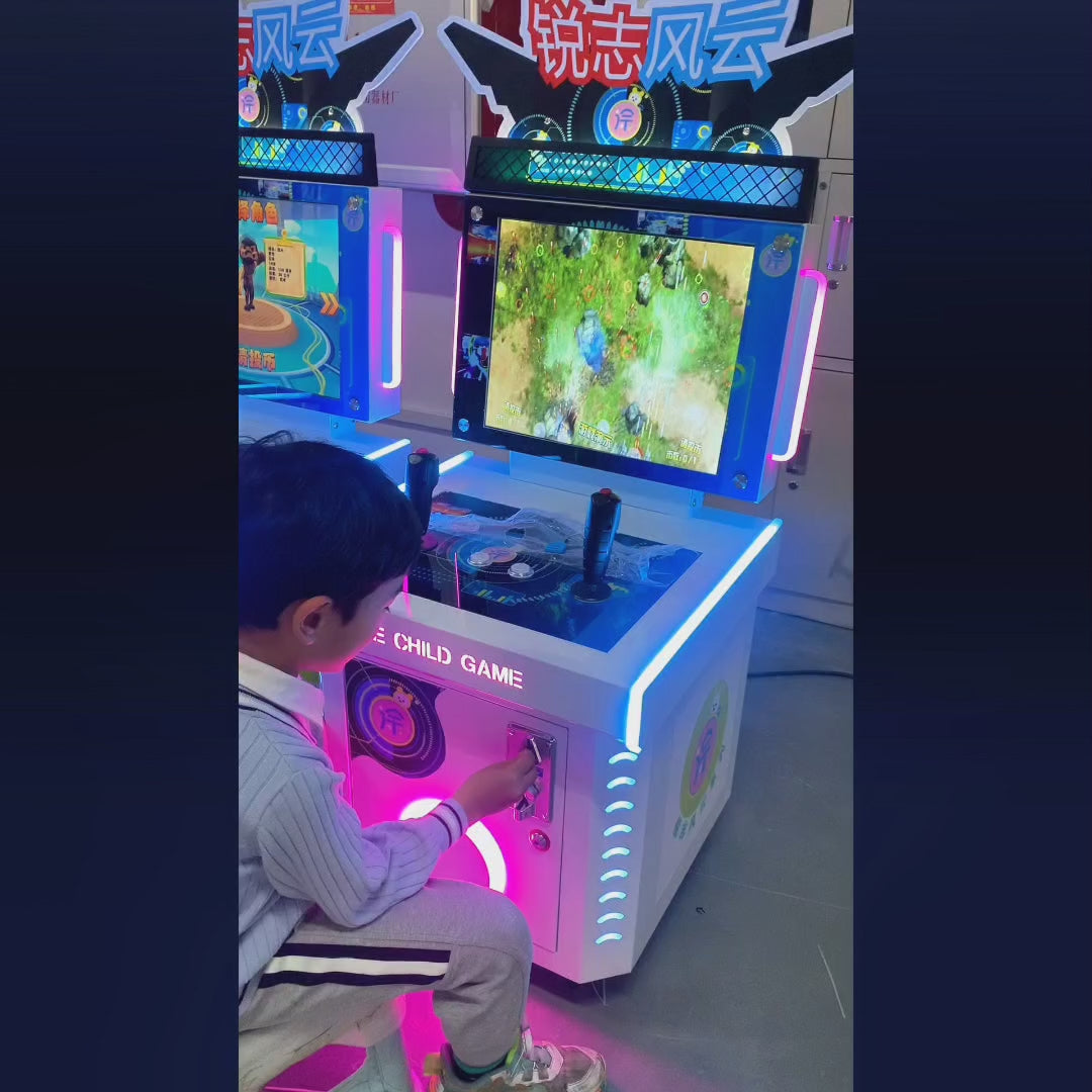 Ruizhi Fengyun Moonlight Treasure Box Fighting Machine Children's Arcade Game Coin-Operated Commercial Entertainment English