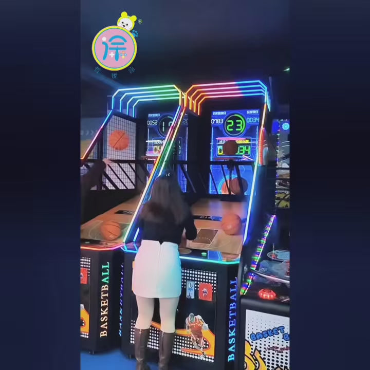 Luxurious new video basketball game hall for adults and children basketball game machines for arcade gaming