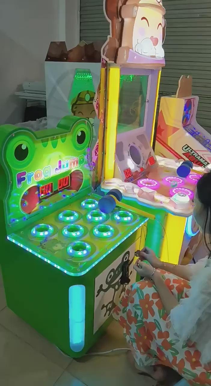 Luxury TwoPlayer Commercial WhackAMole Machine Large English Version Return Gift CoinOperated for Children