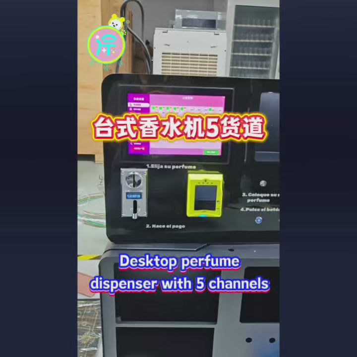 Intelligent self service perfume vending machine commercial unmanned vending machine desktop spray perfume machine