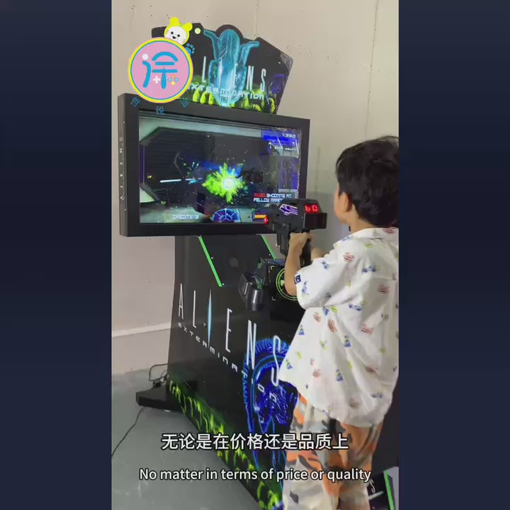 42-inch Alien Vietnam War Haunted House Large-Scale Shooting Game Console Simulator Luxury Dual-Gun
