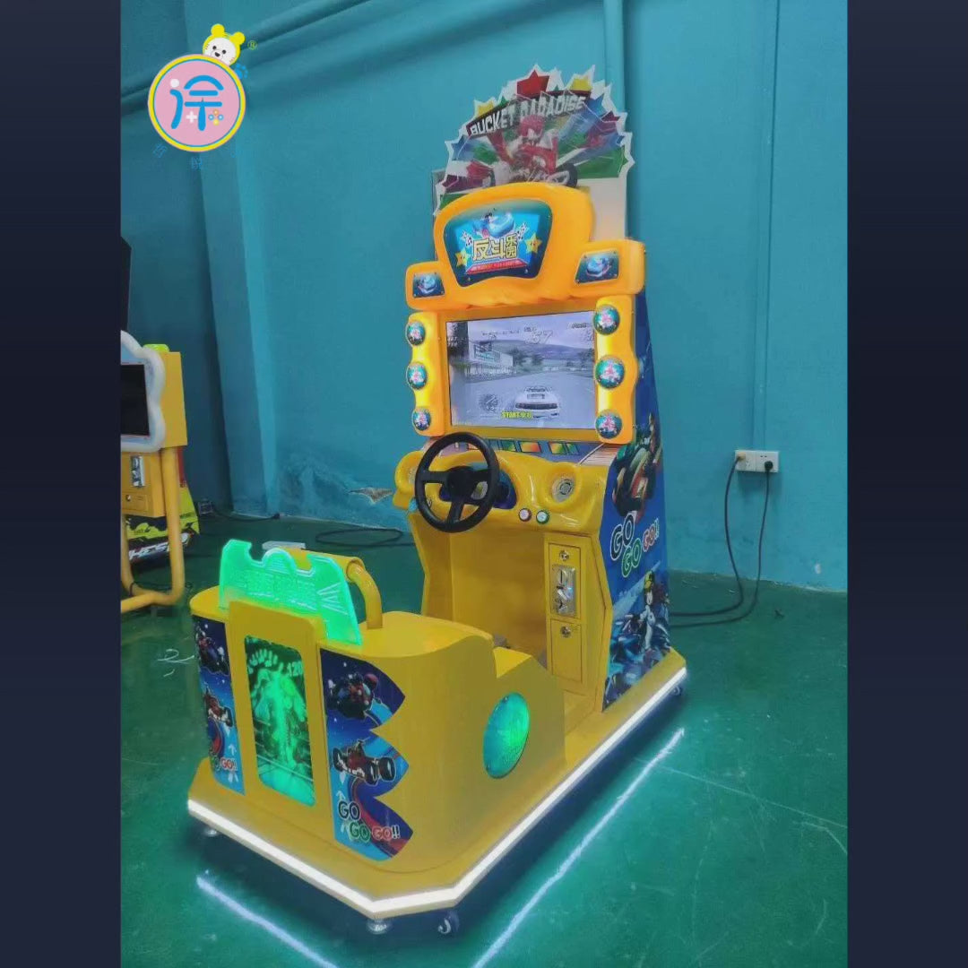 Children's racing car simulation game arcade coin-operated amusement racing machine amusement park video arcade