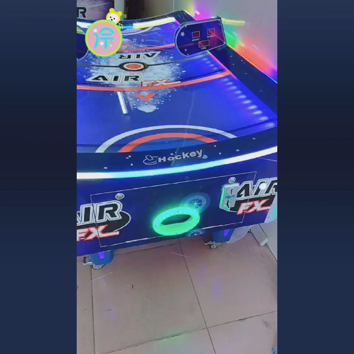 Large hockey game console two player battle coin operated game machine family entertainment