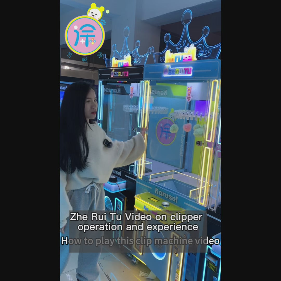 Factory Direct Sales Clip Prize Clamp Snacks Vending Arcade Crane Game Clip Claw Machine For Amusement