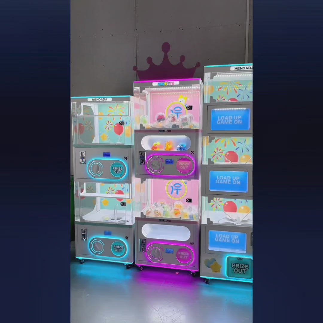 Large Network Red Coin-Operated Three-Layer Twisting Hand Gift Blind Box Children's Small Gift Machine in English