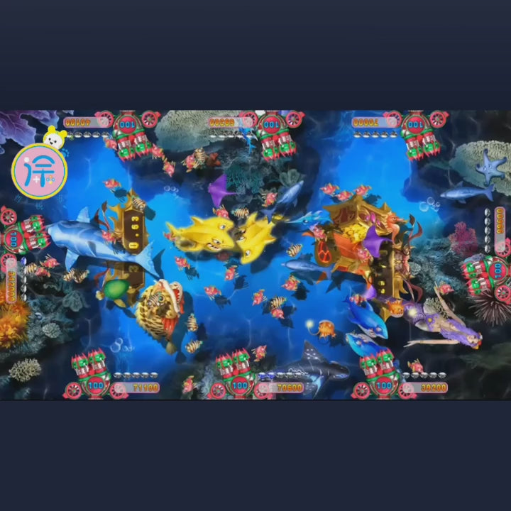 Fishing game machine entertainment arcade 10player table game shooting and fishing arcade games