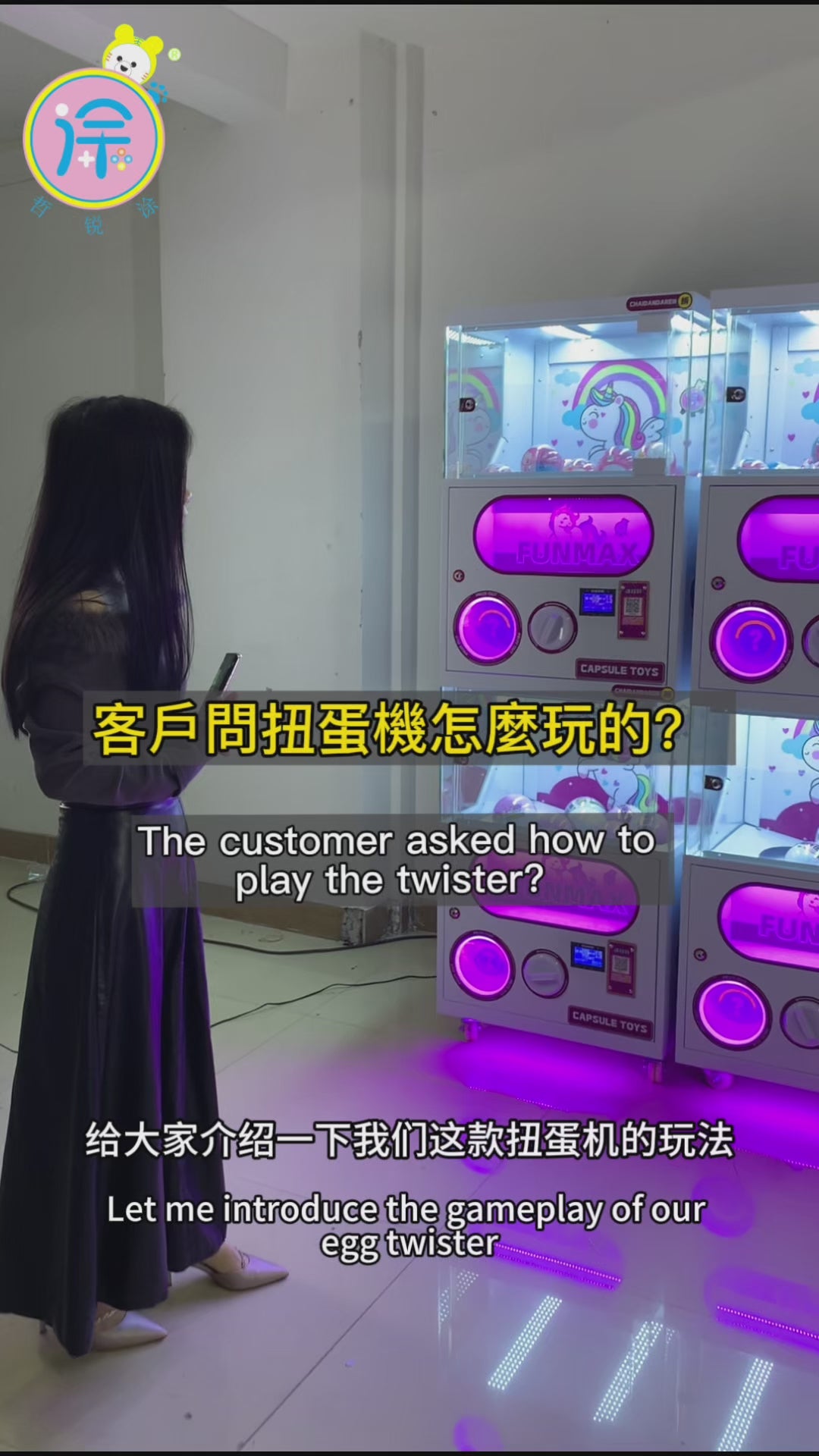 Coin Operated Gachapon Capsule Toys Mini Twist Egg Vending Machine for Supermarket