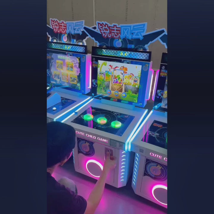 Rui Zhi Feng Yun Musician Little Drummer Puzzle Game Shooting Moonlight Treasure Box Arcade Children's Game Console