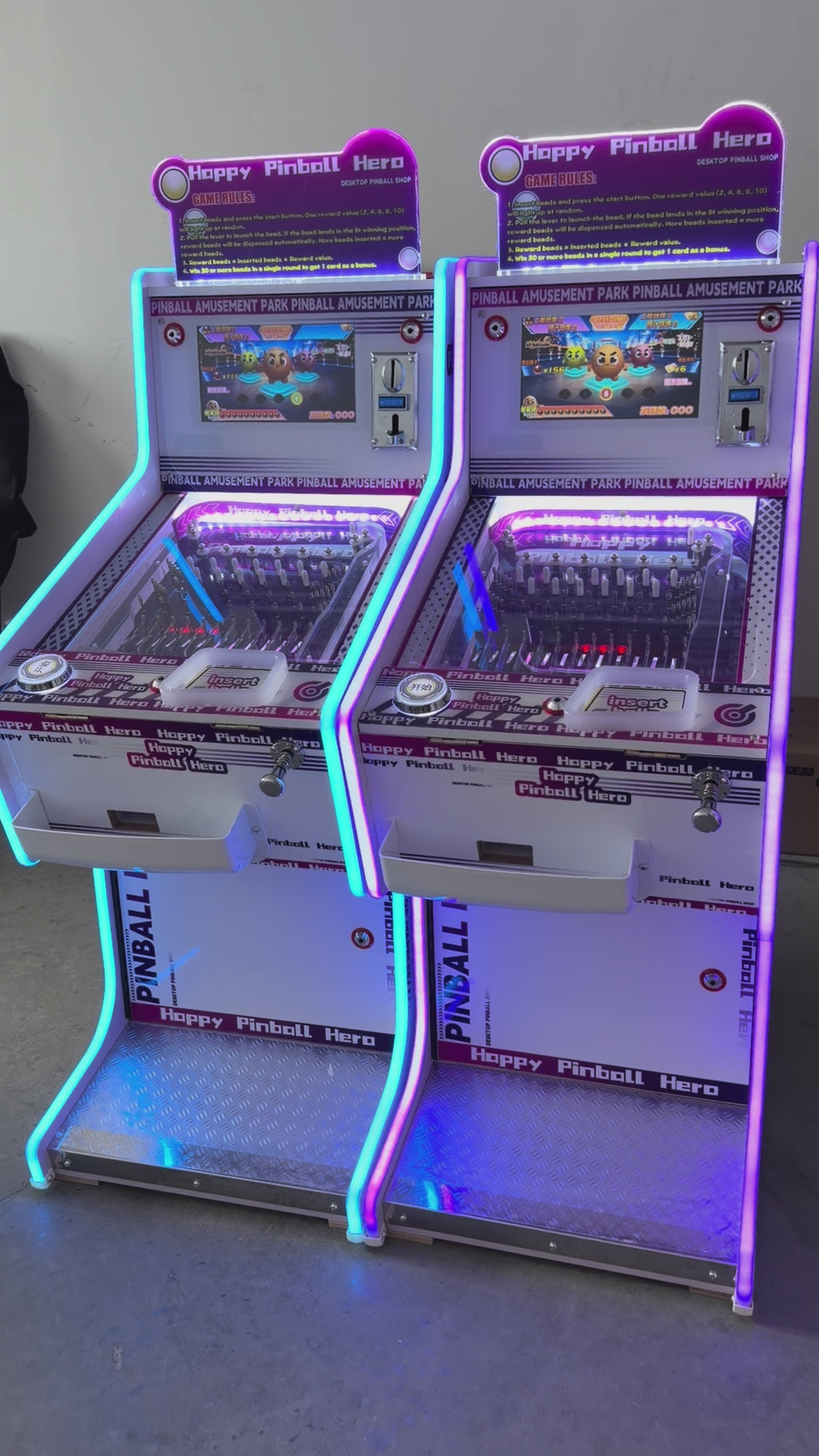 大理石機動畫 LCD 影片版兒童遊戲機