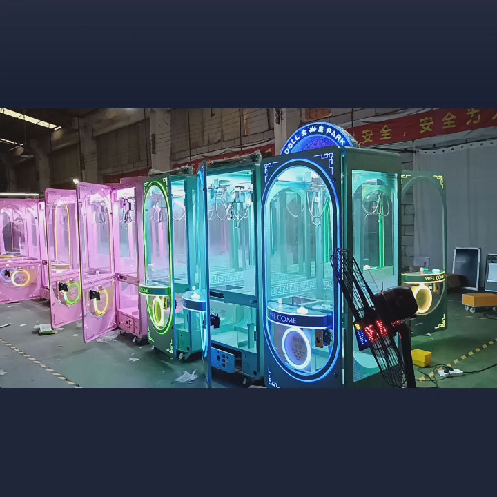 Custom Mini Claw Machine Coin Operated Game Arcade Prize Doll Gift Candy Small Toy Crane Vending Machine