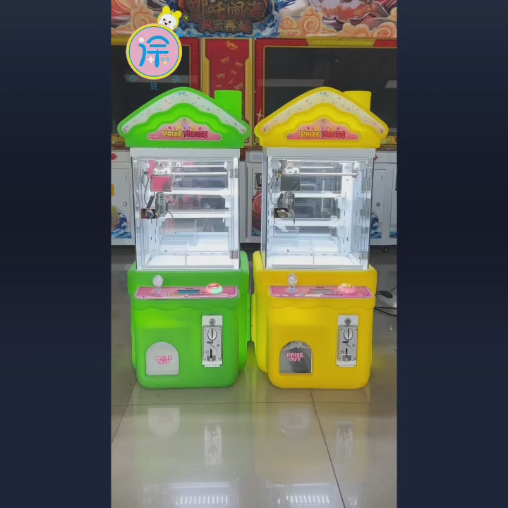 Mini Coin-Operated Plush Toy Game Entertainment Crane Machine