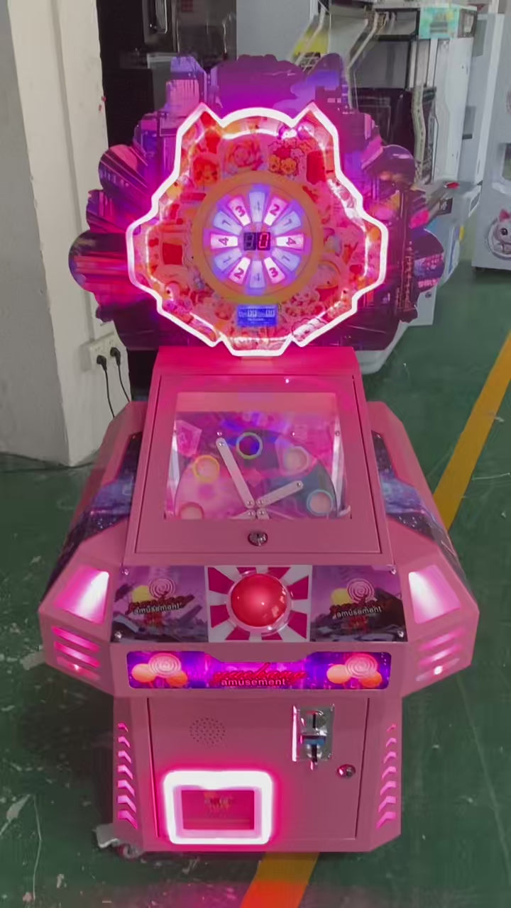 Turntable Candy Gift Machine Coin Operated Candy Game Machine Children's Playground