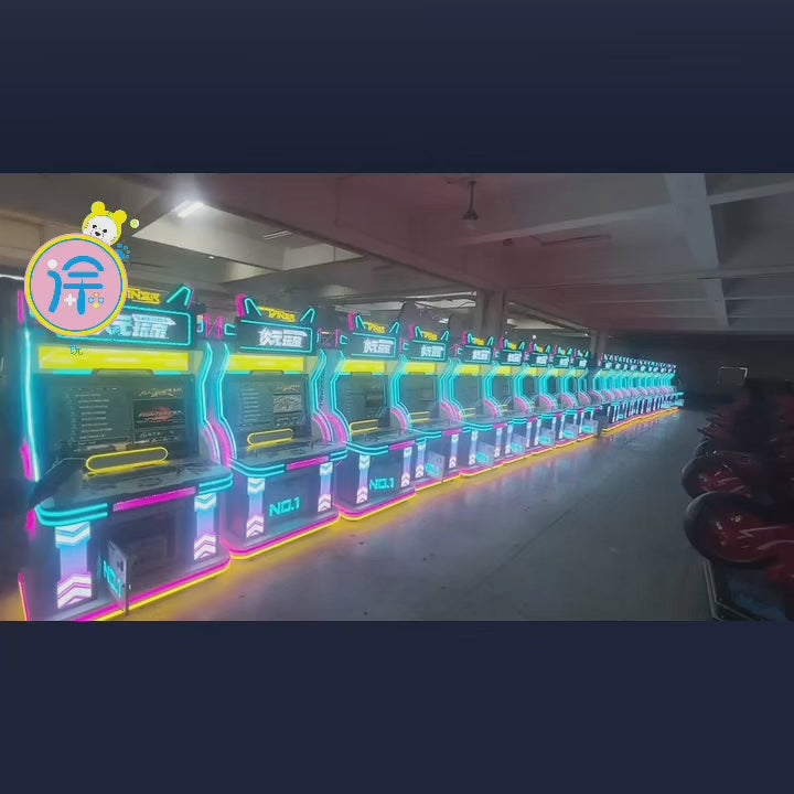 Dimensional square fashion fighting machine Moonlight box arcade large coin-operated commercial desktop rocker game machine