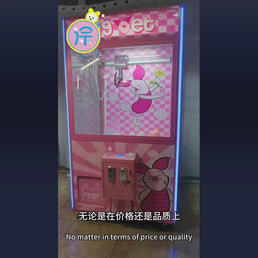 Design Feature Super Claw Crane Machine Arcade Multiple Pink Colour Game Claw Machine Doll Bear Claw Machine